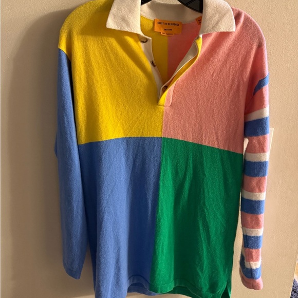 Guest in Residence Rugby Shirt in Multicolor Prep - Picture 7 of 8